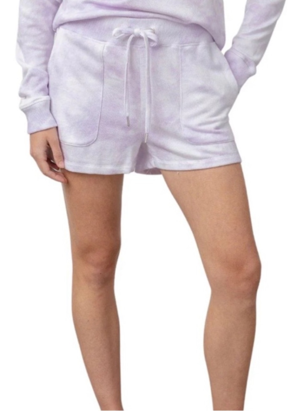 Rails robin White and lavender Purple Tie-Dye Women's Lounge Shorts